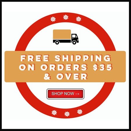 Free shipping on orders over $35!